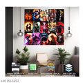 Set of 10 Anime Printed Wall Posters, Various Anime Characters, Size: 11.9x8.3 inch (A4), 300 GSM Matt Paper