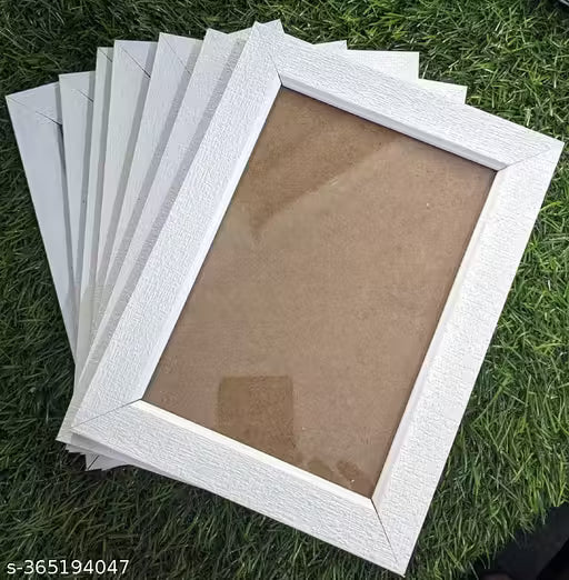 GLASS WOOD POSTER FRAME SET 6 ( BLACK 4X6-6