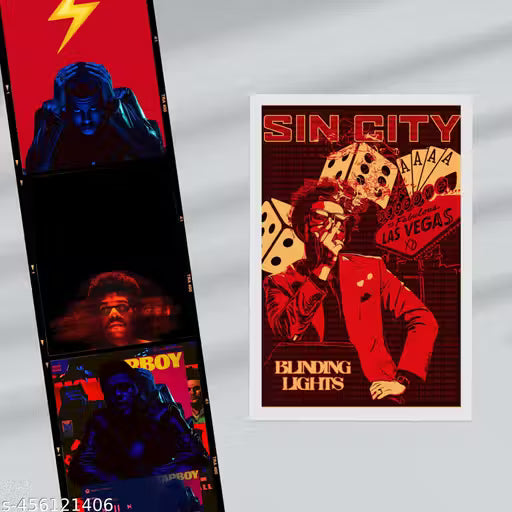 WEEKND WALL POSTERS A4 SIZE